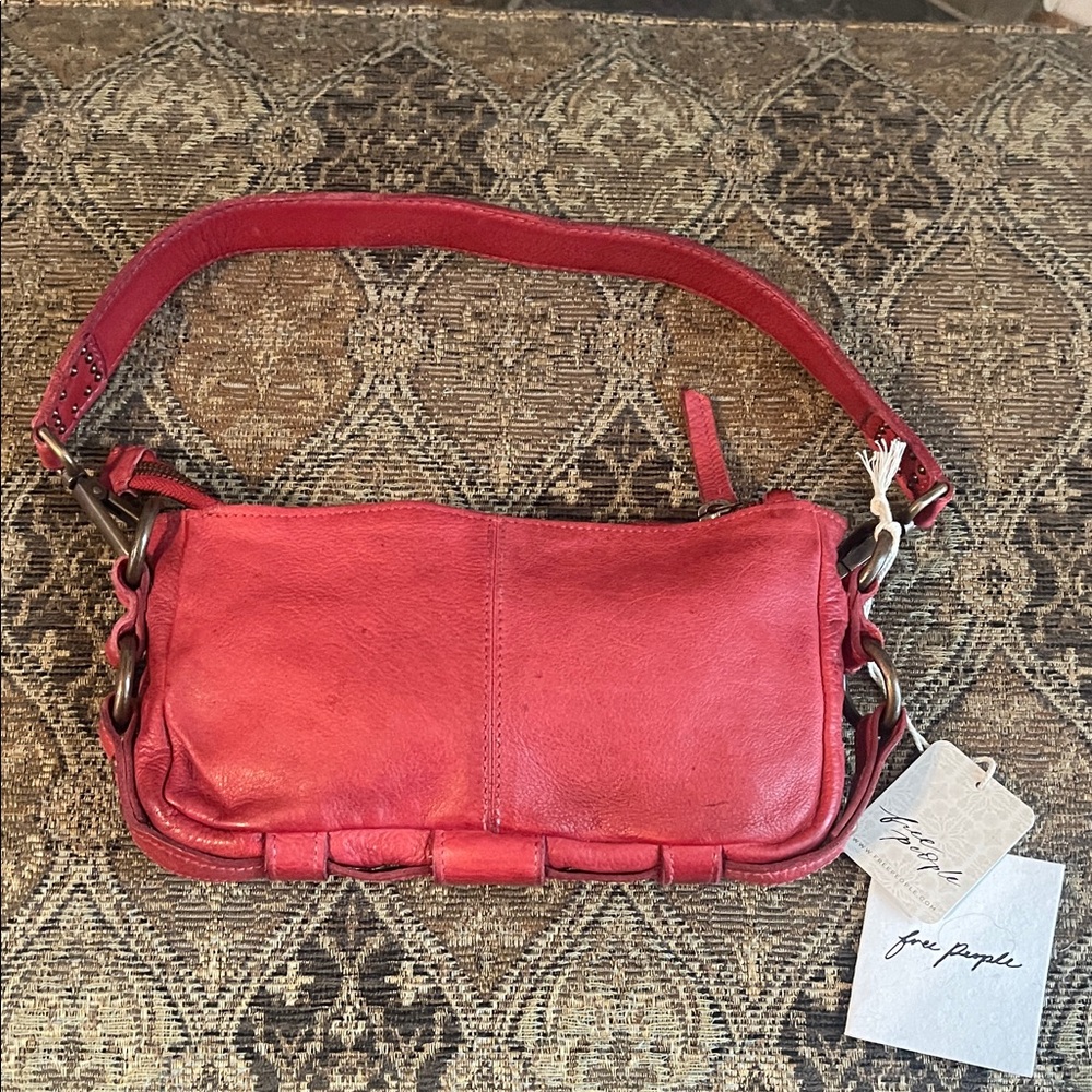 Free People Red Shoulder Bag